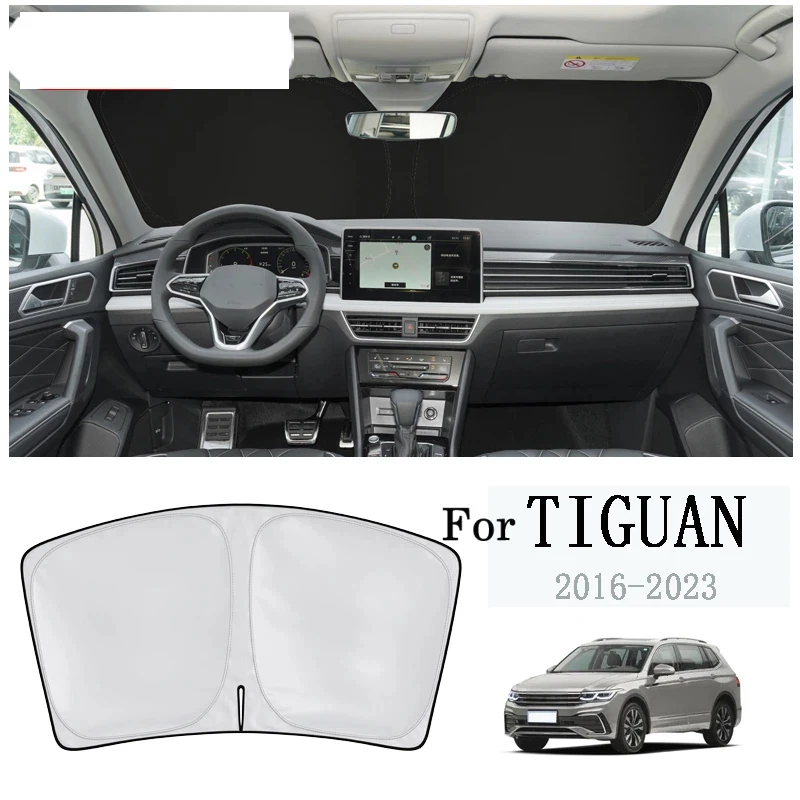 

Солнцезащитный козырек для лобового стекла Volkswagen VW Tiguan MK2 2016-2023, нано-изолирующий, аксессуар для интерьера автомобиля