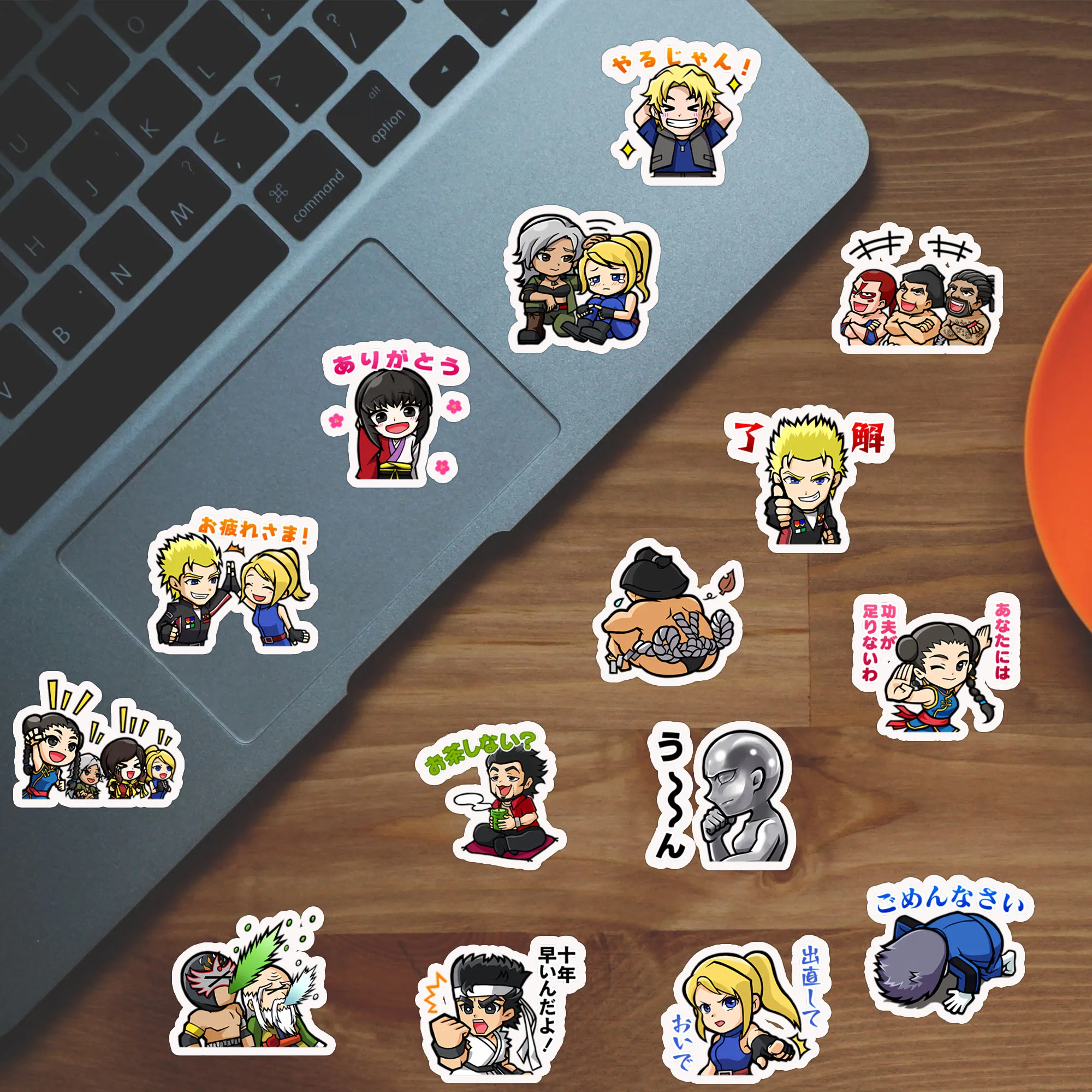 King of Fighters Game Stickers Cute Cartoon Emoji Pack Full Set of Character Stickers,Used for Computer,Scene Decoration view 6