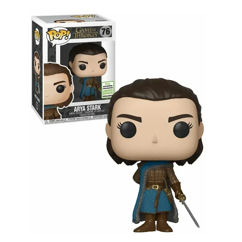 FUNKO POP Game of  ARYA STARK Thrones 76# Vinyl Figure Doll PVC Action Figure Model Toy Collectible Toys for Children