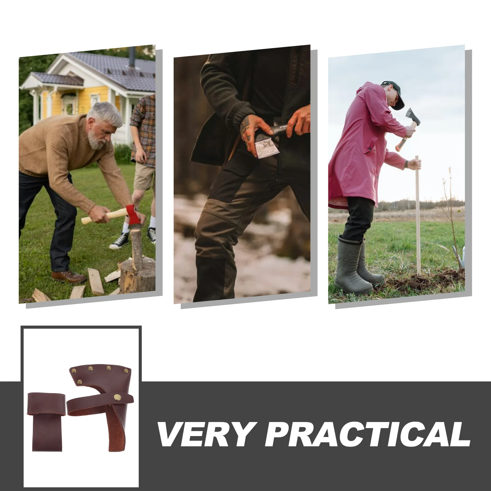 

Hatchet Cover Heavy Duty Axe Protective Cover for Camping Hiking Outdoor Tools Protection Convenient Carry for Adventure