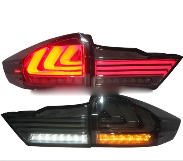 Car styling for Tail Lamp for City taillight 2014 2015 2016year City Rear Light DRL+Turn Signal+Brake+Reverse LED lights