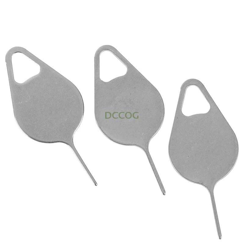 3pcs/set Sim Card Tray Removal Eject Pin Key Tool Stainless Needle for Phone