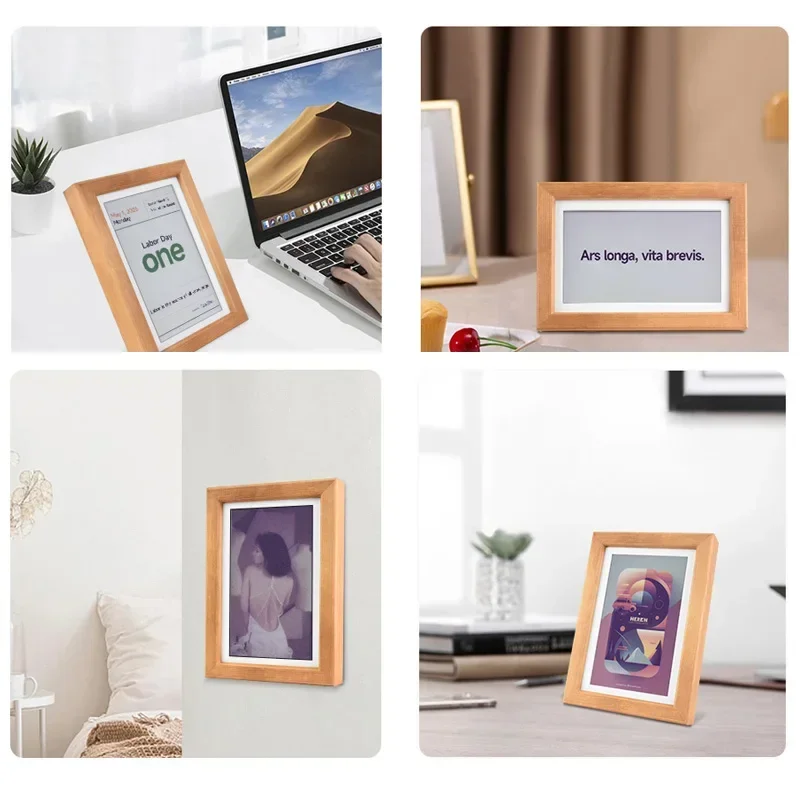 Quadro para fotos para monitor com RTC Raspberry Pi Pico, tela programável, 7 cores, E-Paper, 800x480, RP2040, 7,3"