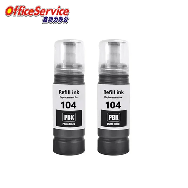 104 Refill Dey ink compatible for Epson EcoTank ET-2815 ET-2820 ET-2821 ET-2825 ET-2826 ET-4700 ET-4800 ET-1810 ET-2710  printer