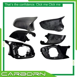 2012-2019 For BMW 1 2 3 4 X Series F20 F21 F22 F23 F30 F35 F34 F32 F33 F36 E84 I3 F87 M2 ABS/Real Carbon Fiber Mirror Cover Caps