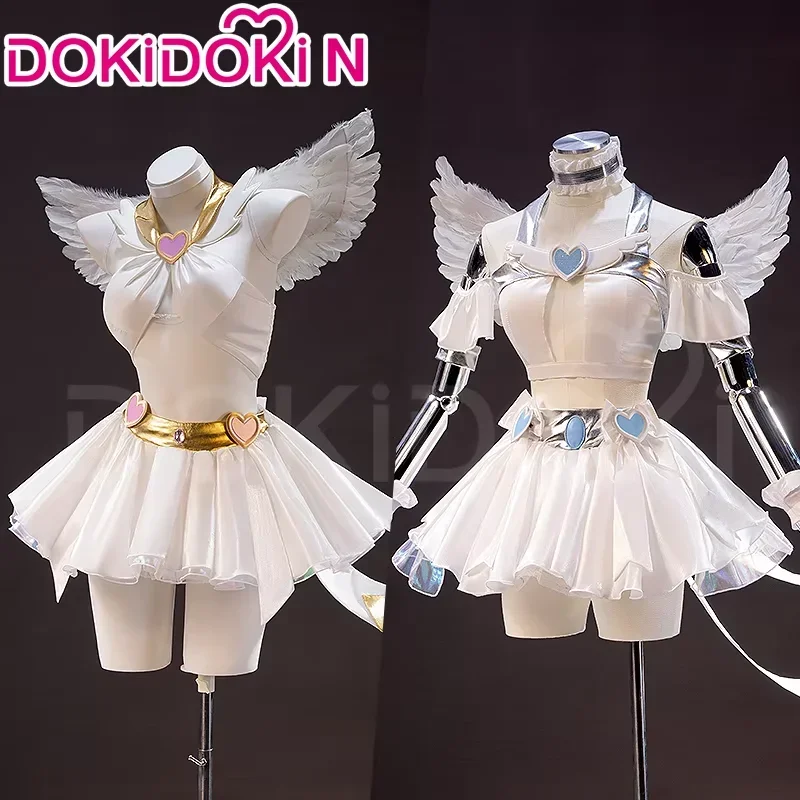 【Last Batch】IN STOCK Stocking Panty Cosplay Costume Anime【XS-3XL】DokiDoki-N Women Sexy Dress Panty Angel Wings Plus Size
