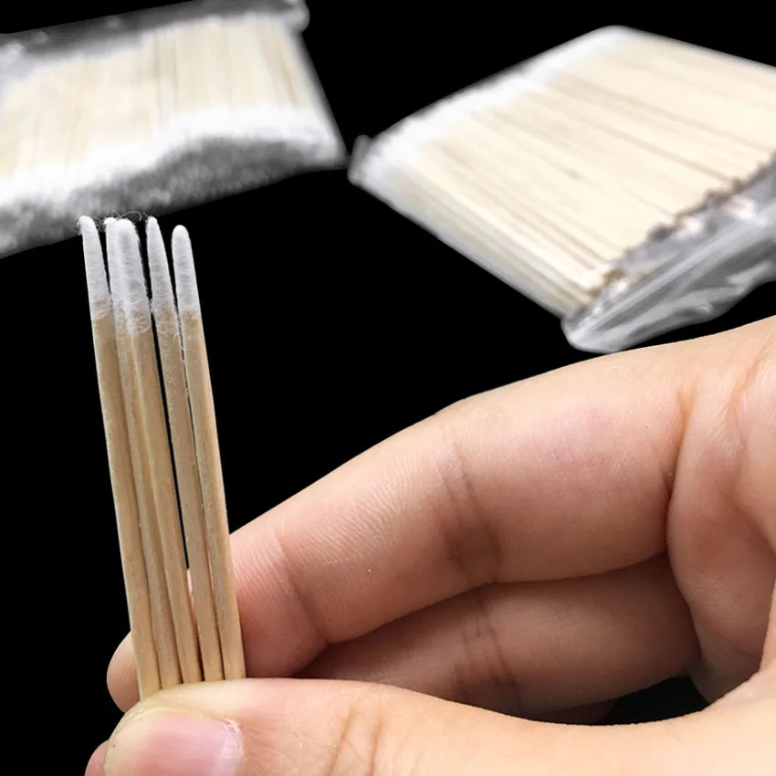 Cotton Swab Wood Disposable Tattoo Microblading Permanent Makeup Tools Safe Healthy for Cosmetic Beauty Soft Swab Stick Buds Tip