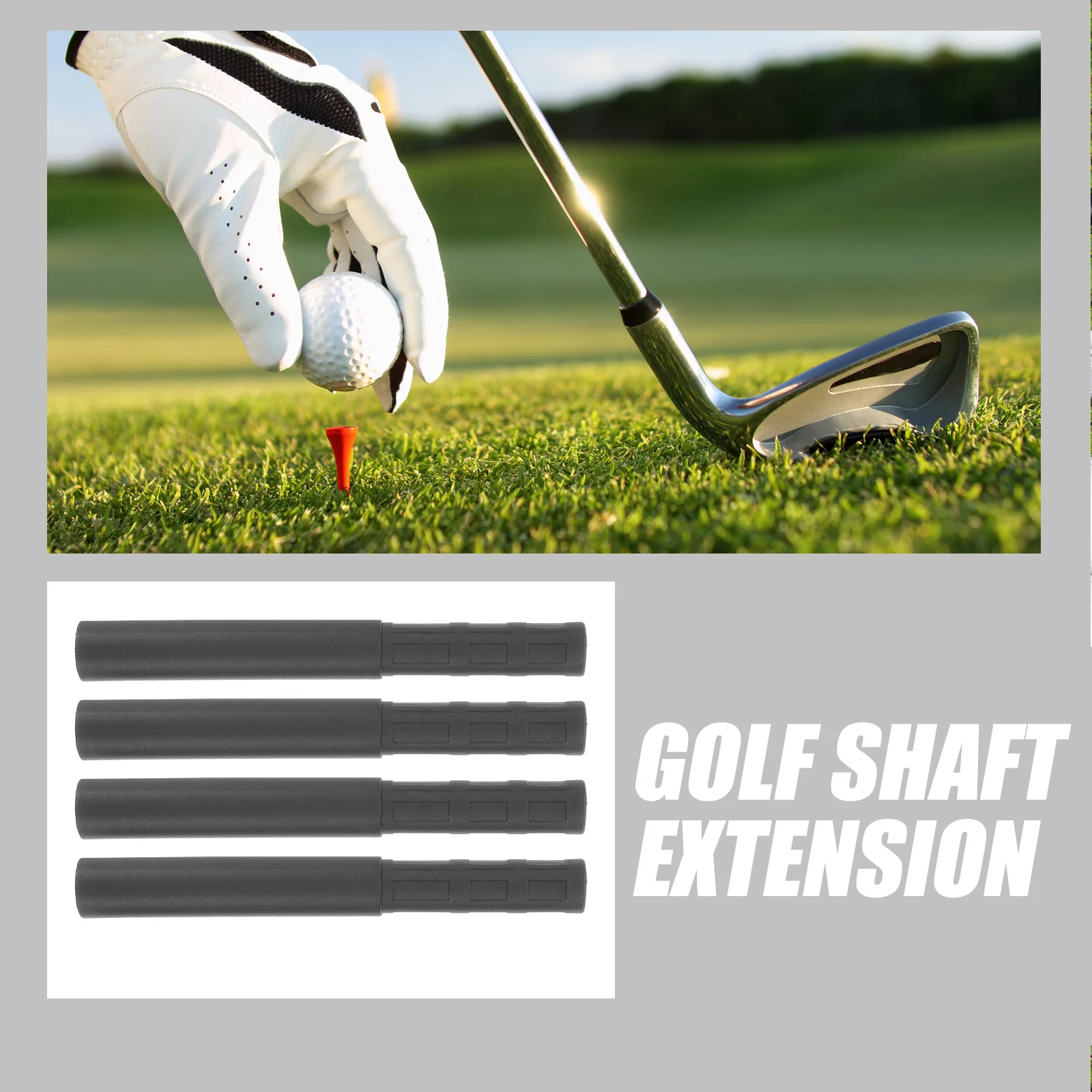 

4 Pcs Lengthen Golf Extension Stuff Driver Shaft Carbon Fiber Golfs Club Extensions