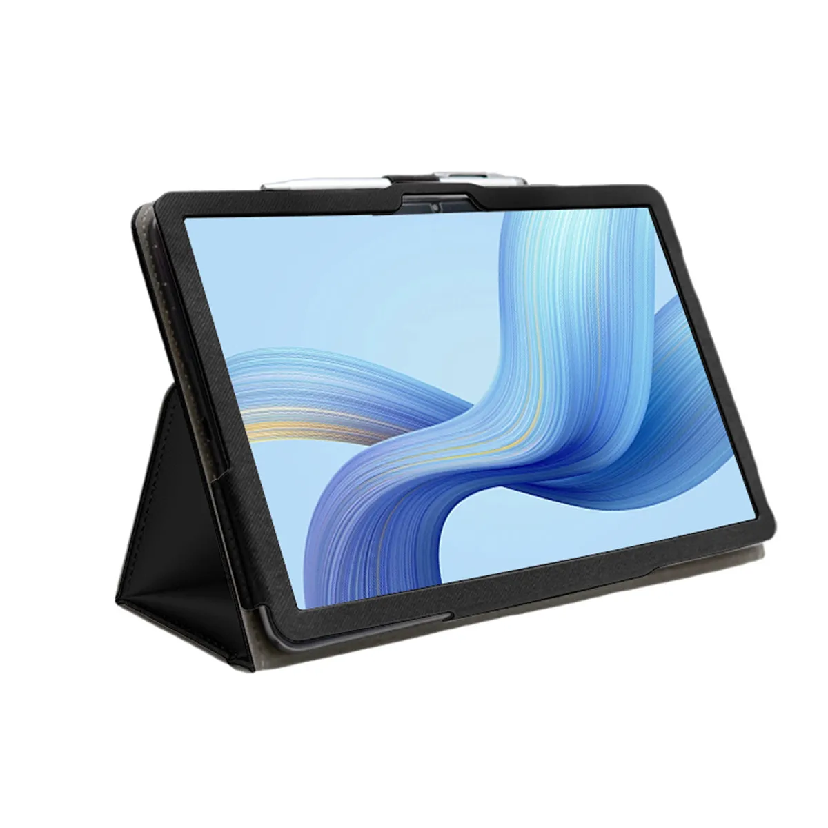 For DOOGEE TAB G6 MAX Tablet Protective Case 13.4 Inch Business Two Fold Stand Shell Pu Tablet Computer Case