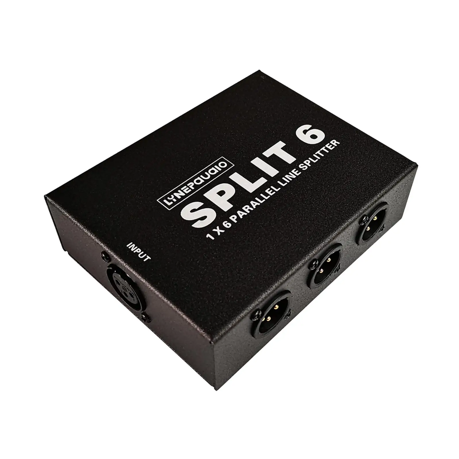 Audio Case 3-Pin Xlr Mic Input Splitter 6 Outputs XLR Cable to connect a