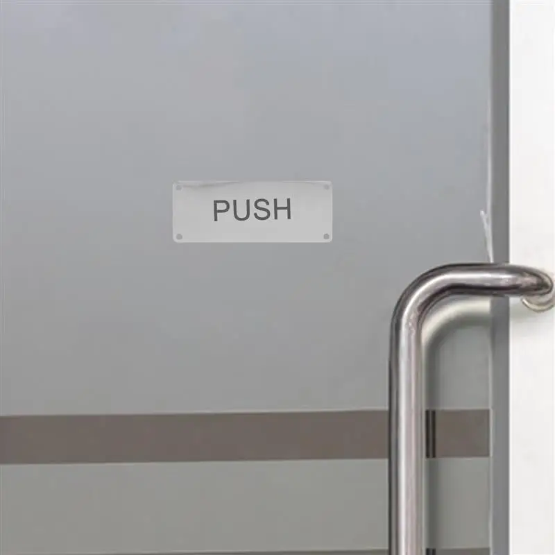 10pcs Name Signs DIY Engraving Blank Signs Multi-function DIY Blanks Signs Plates Office Business Door Signs