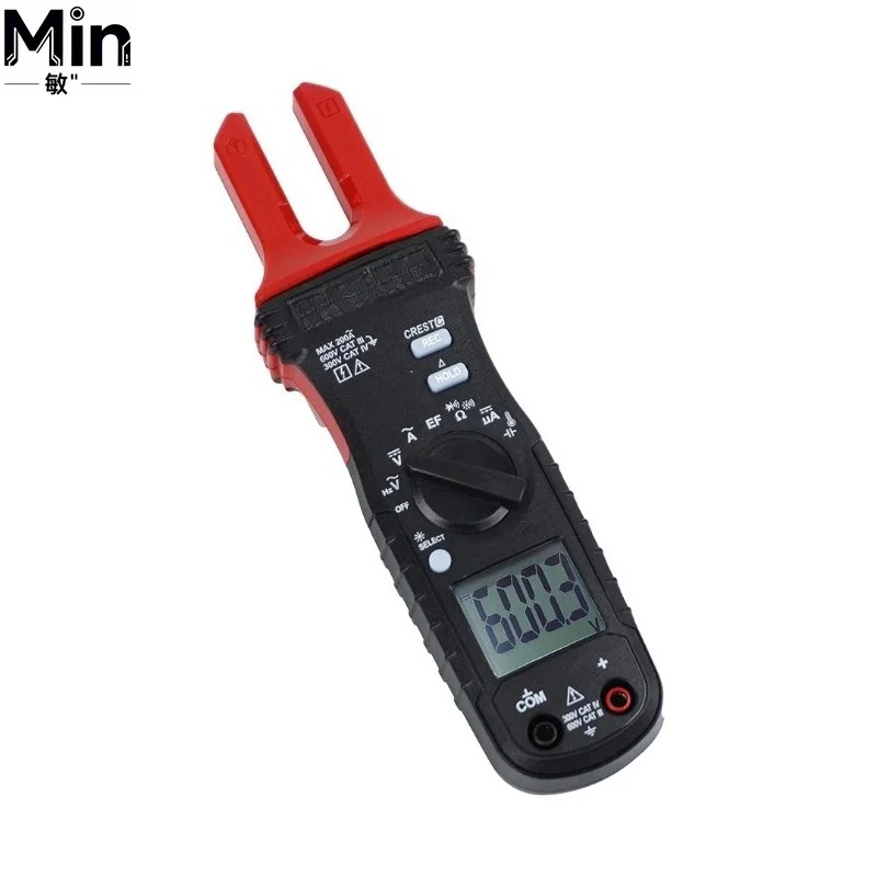 Advanced TRMS Digital Fork Clamp Meter 1000V AC DC Waterproof Dustproof Multimeter for Electricians Technicians Industrial Labor