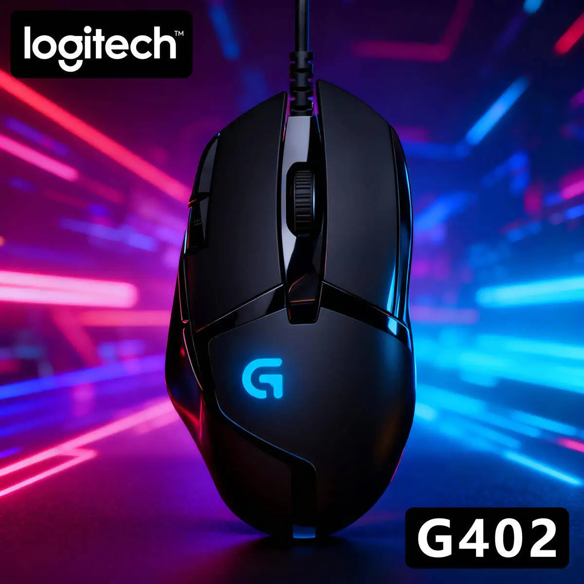 

Проводная мышь Logitech G402, киберспортивная игра, посвященная редактируемым макрокомпьютером, настольным ноутбуком, ест курицы CSGO
