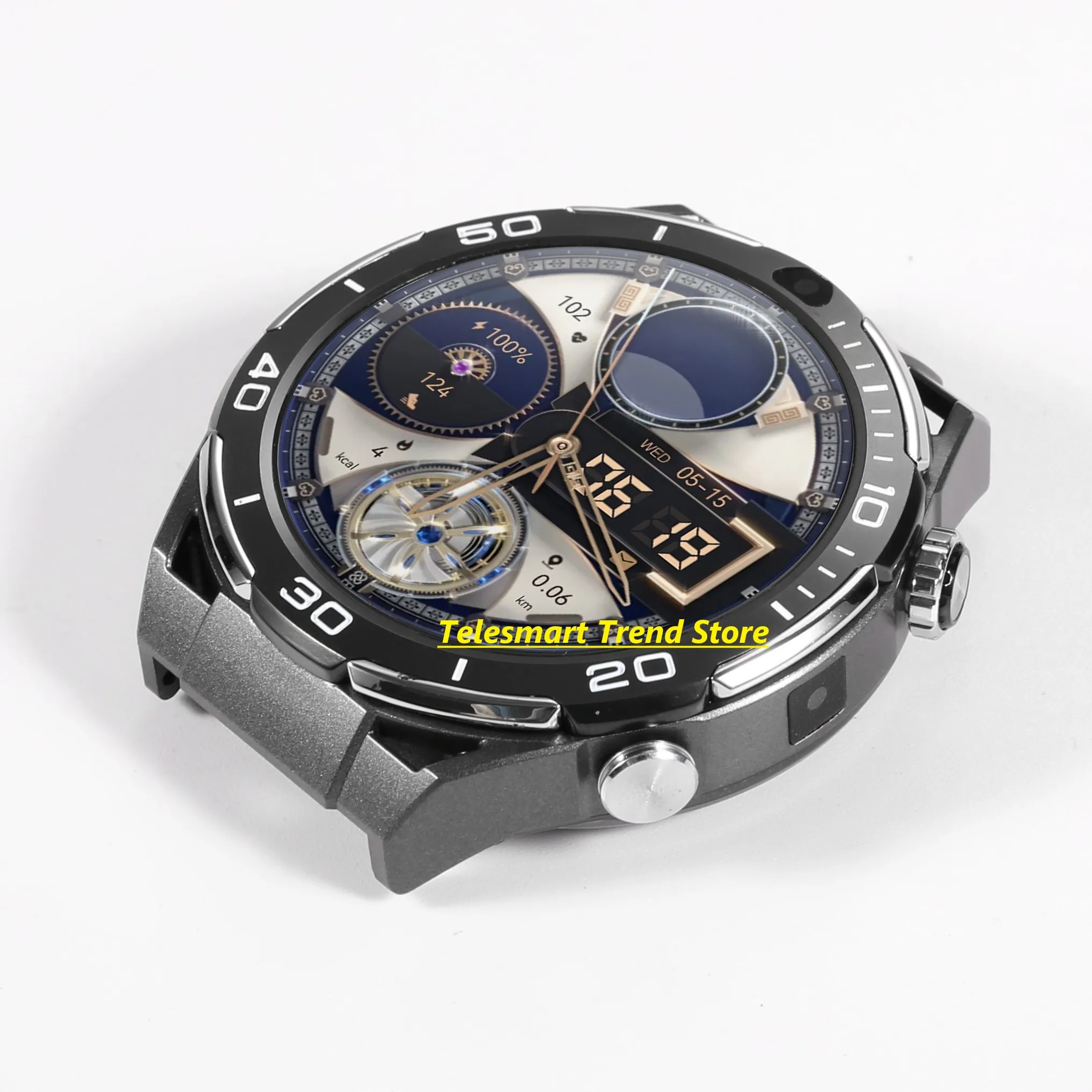 글로벌 안드로이드 10 스마트워치 MTK MT6762 옥타코어 CPU 4G LTE 스마트워치 6GB 램 128GB 롬 API 29 듀얼 카메라 와이파이 GPS 심카드