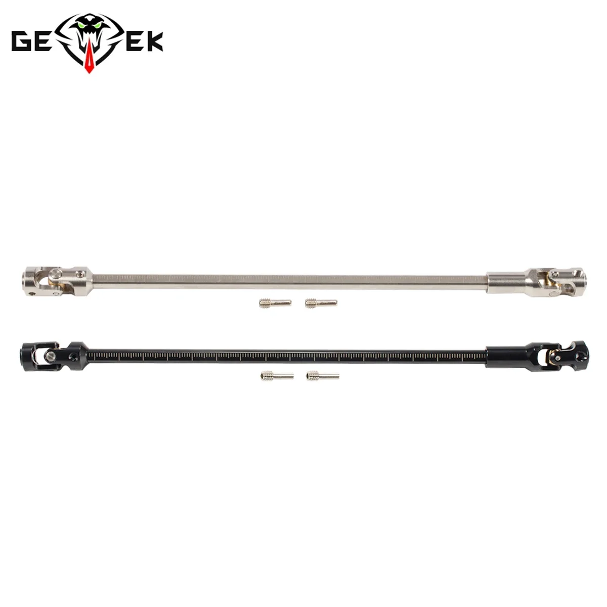 Steel 68-229mm Cut to Length Driveshaft Universal Joint Drive Shaft for 1/10 RC Crawler LCG Rigs Sportys Scalers Capra SCX10 Pro