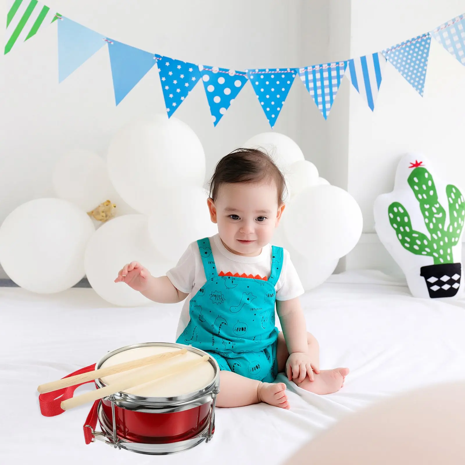 

Toddler Snare Drum Kit Kids Drum Set Music Instrument Percussion Toy Education Toy Durable Hand Brain Coordination Musical