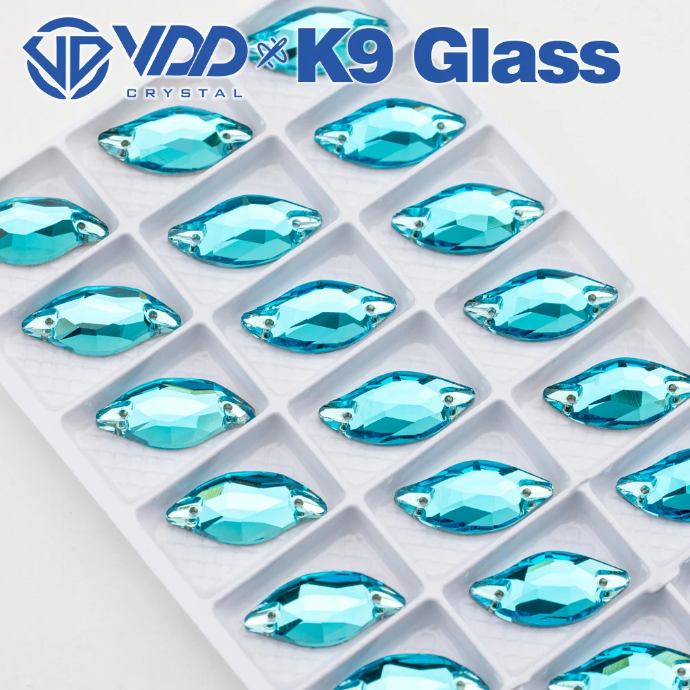VDD Großhandel Blattförmige Hochwertige K9-Glas-Applikationssteine, Kristall-Flachboden-Nähsteine für Kleidung, DIY, Kleider, Hochzeitskleider – Detail 19
