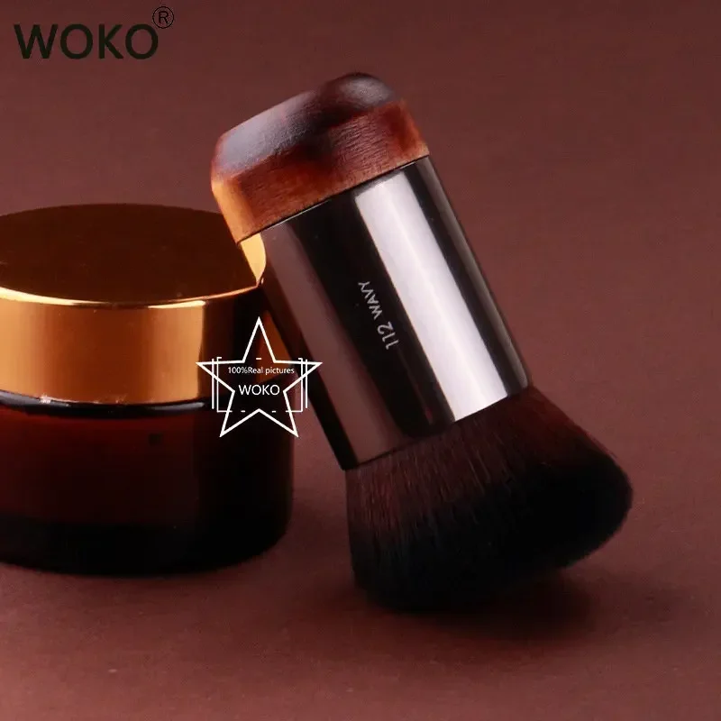 M112 Travel Foundation Brush Magic Foundation Liquid Buffing Brush High Quality Angled Kabuki Foundation Concealer Makeup Brush