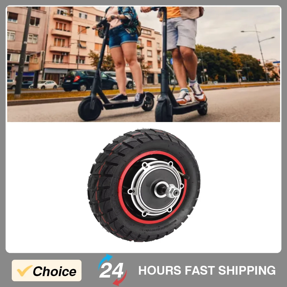 

Заднее колесо двигателя-концентратора электрического скутера для M4 M4pro 10-дюймового скутера 48 В 800 Вт, заднее колесо, прочная замена приводного двигателя с шиной
