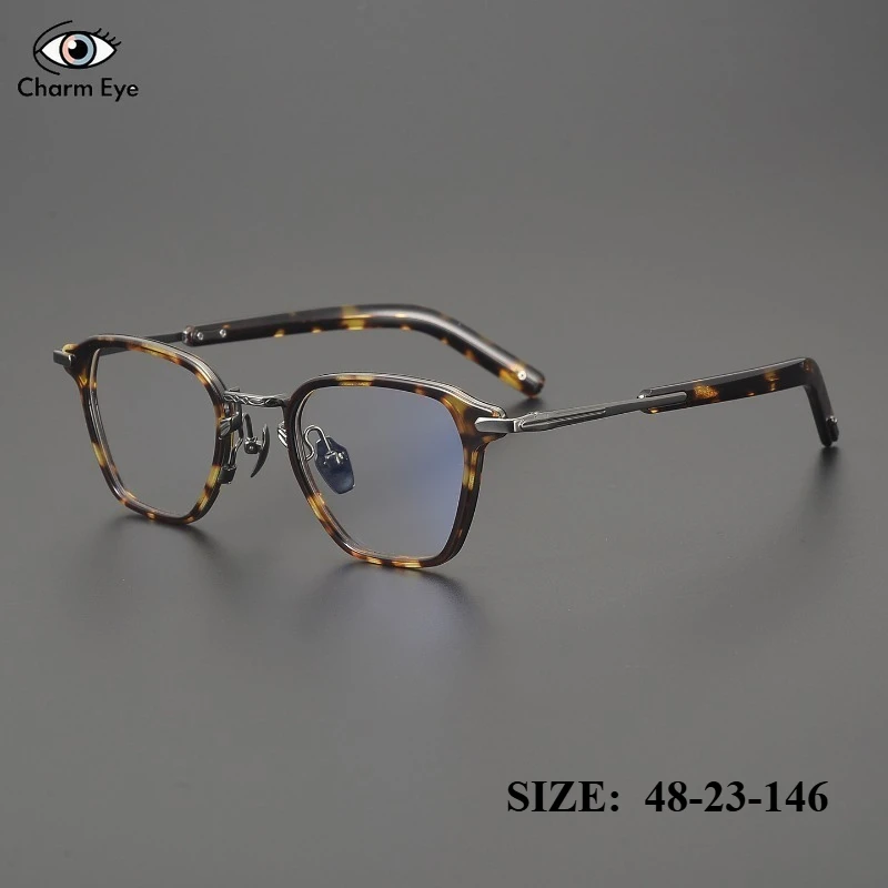 

Оправа для очков 2026: Элитные мужские и женские ретро-очки для бизнеса, классические квадратные, из ацетата, ультралегкие, для коррекции близорукости, с защитой от синего света, для офиса