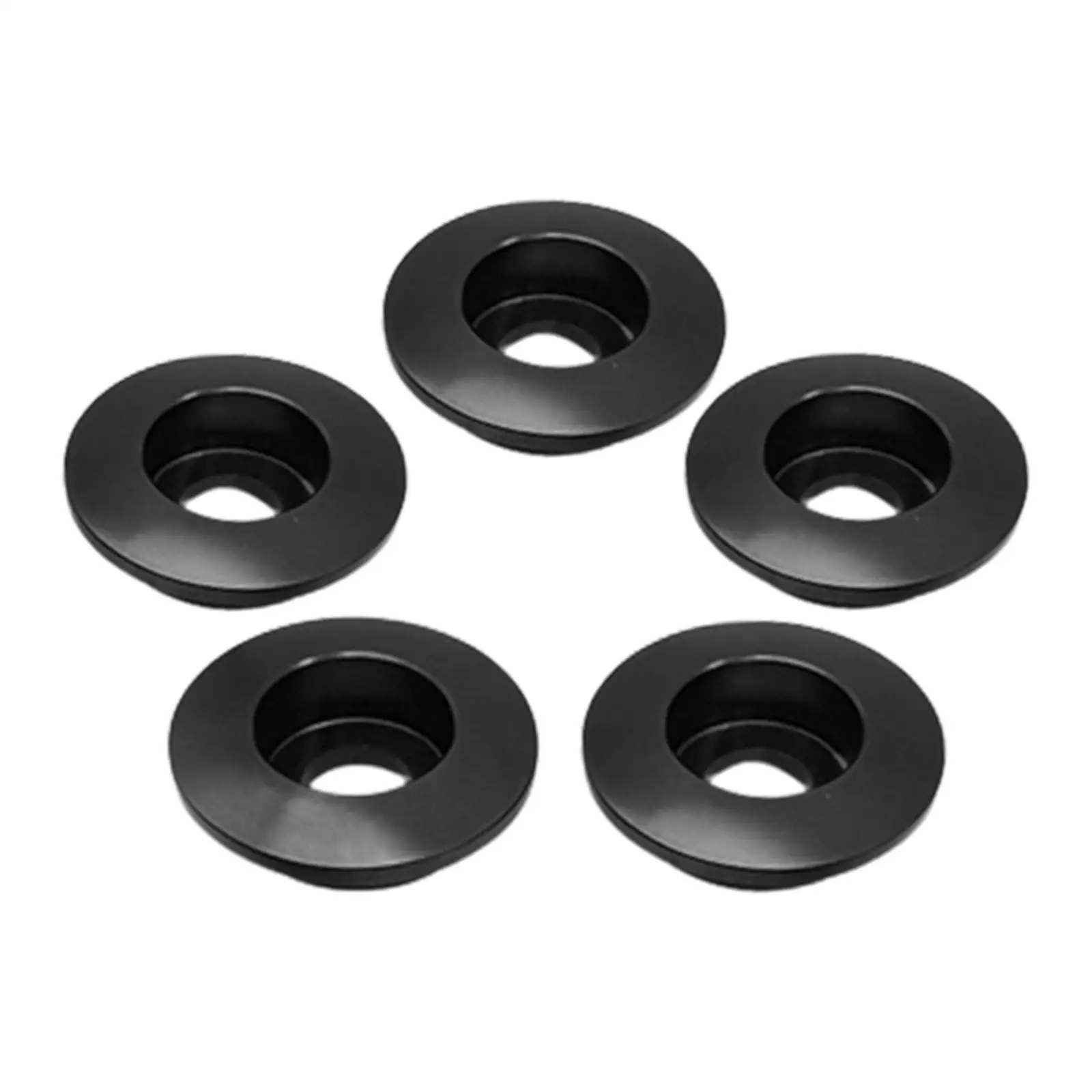 

5 Pieces Front Brake Disc Rotor Bolt Washers Durable Hardware Aluminum Alloy