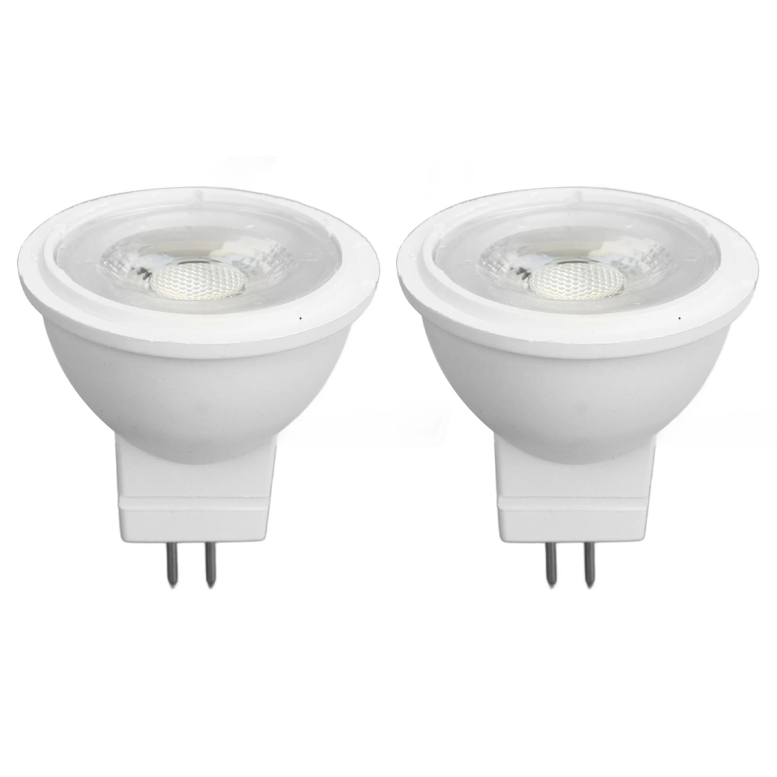 2Pcs MR11 Light Bulb High Brightness 3W 110V Faster Heat Dissipation GU4 Spotlight Bulbs for Landscape Lighting Bedroom Kitchen