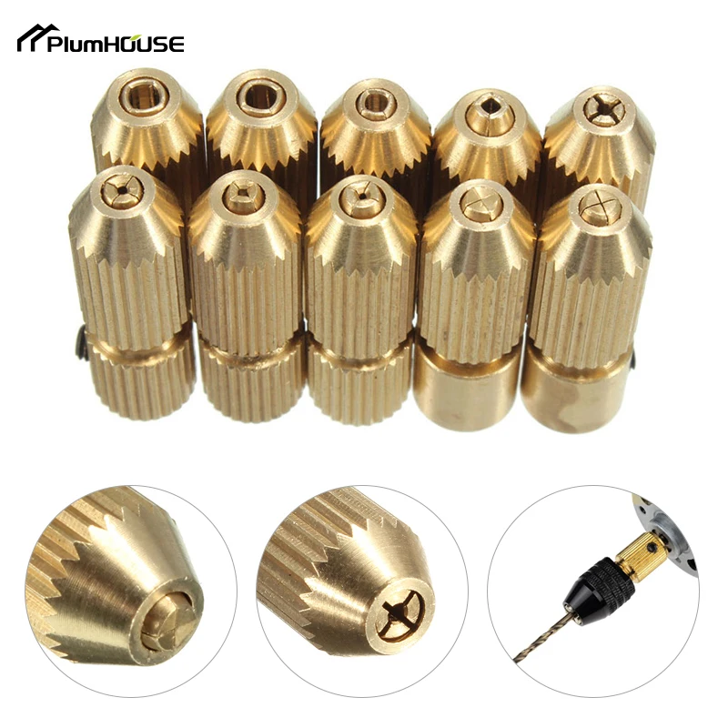 0.7 1.2 1.5 2 2.3 3.17mm Micro Drill Bit Clamp Mini Fixture Chuck 0.7-3.2mm Electric Motor Shaft Drill Chuck Adapter