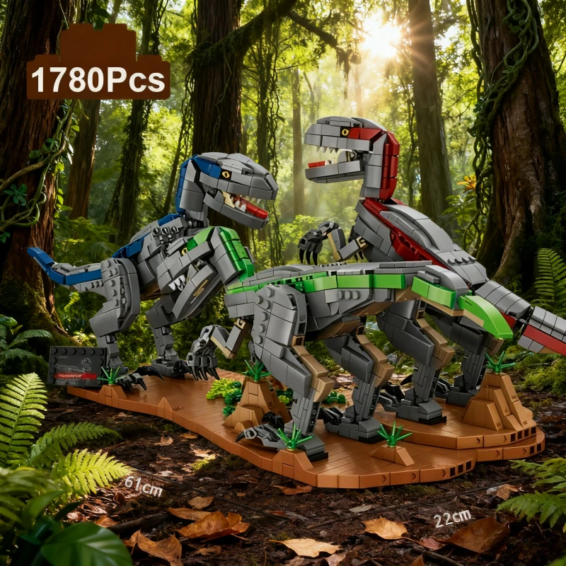 

Creative Dinosaur Building Blocks Toys Jurass IDEAS Park Tyrannosaurus Rex Dino World Stegosaurus DIY Bricks Sets Toy for Kids