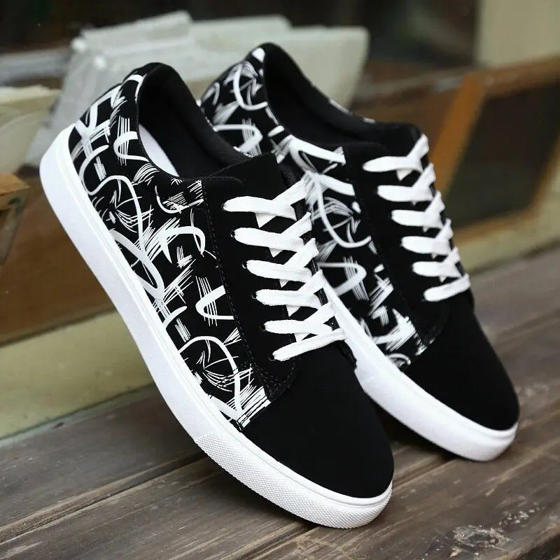 

Spring New Style Men's Casual Shoes Student Sports Running Fashion Korean Version Shoes Comfortable Breathable Canvas Sneakers