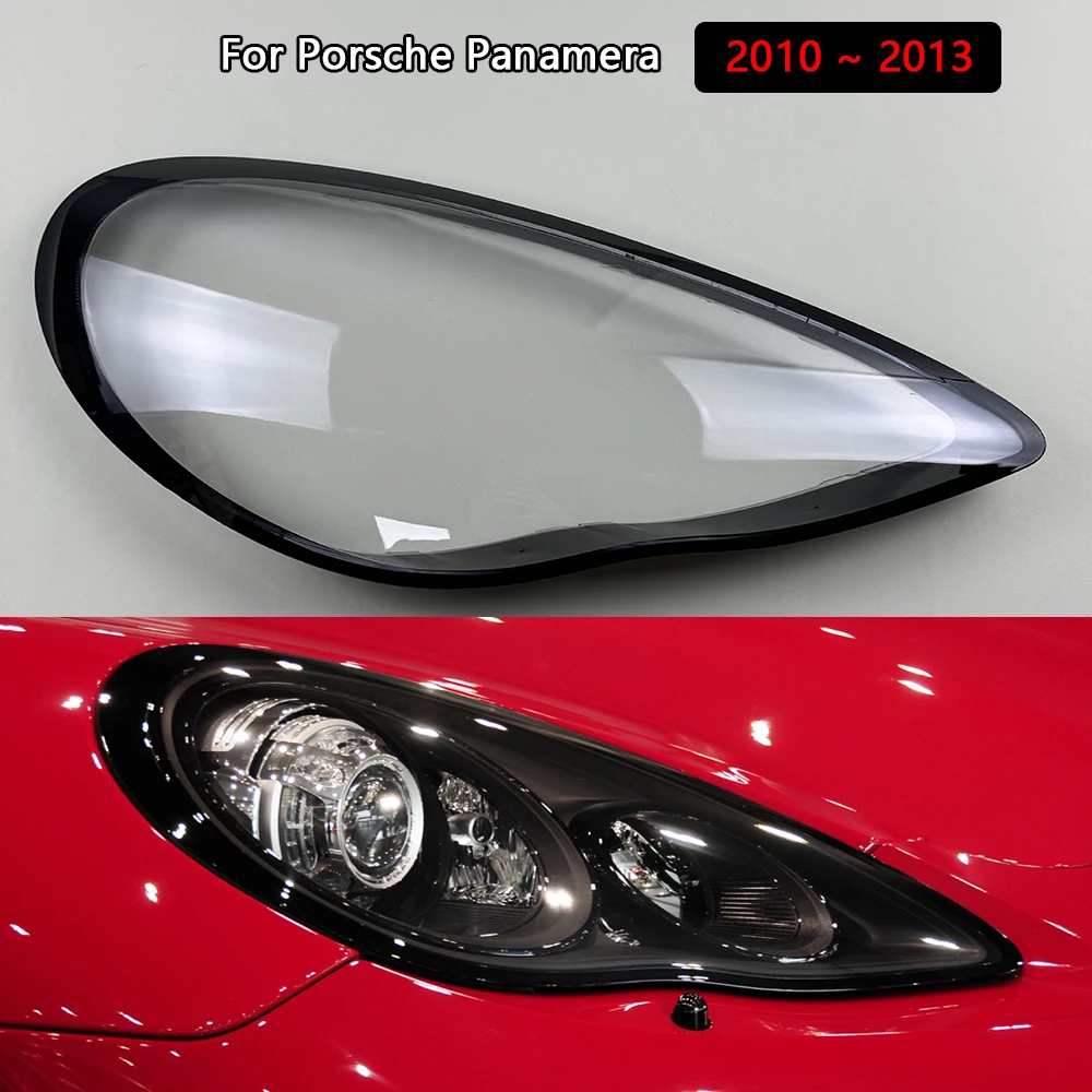 

Headlight Cover Transparent Headlamp Shell For Porsche Panamera 2010 2011 2012 2013 Lens Replace Original Lampshade Plexiglass