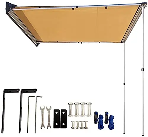 Outdoors Retractable Car Roof Side Awning Tent 4x4 4wd Outdoor Camping Car Awning Car Side Tent