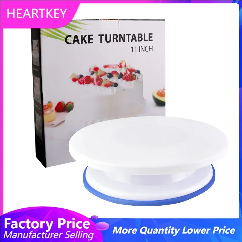 

DIY Cake Turntable Rotating Cake Stand Anti-skid Cake Decorating Tools Rotary Table Kitchen Baking Tools