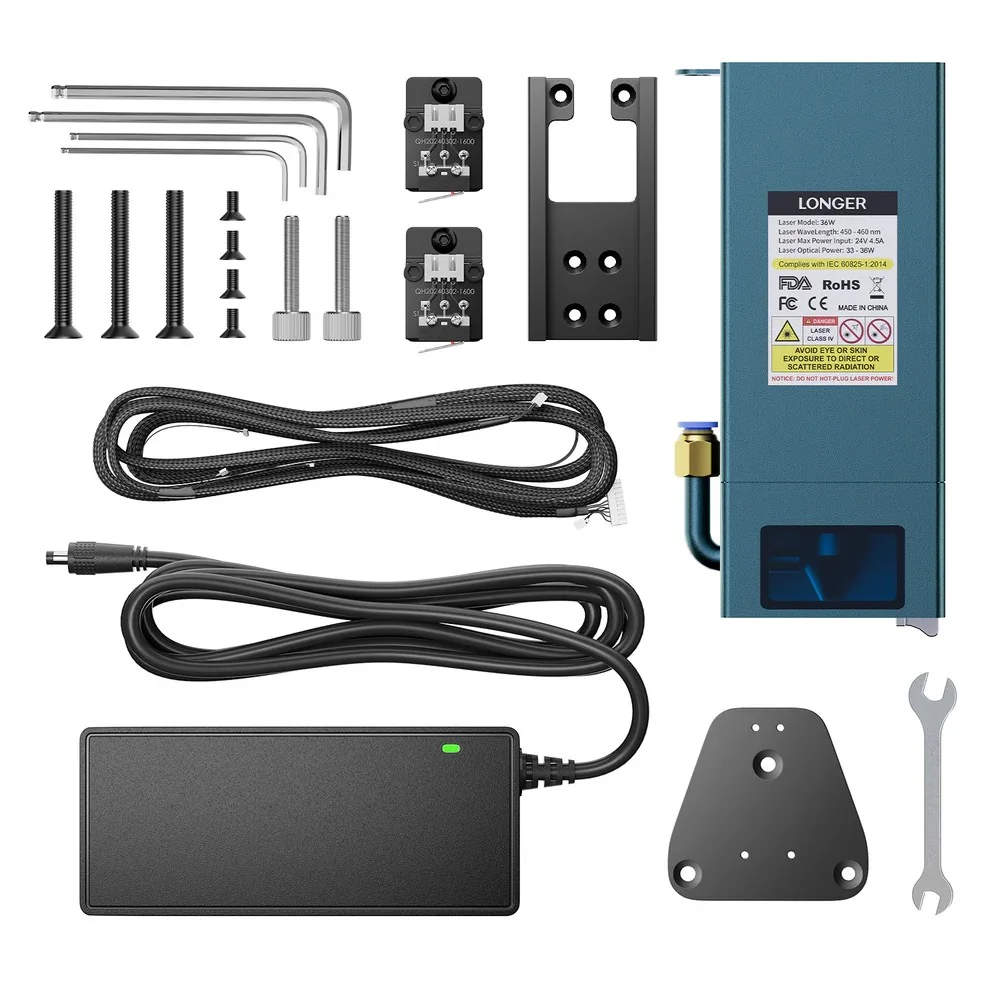 

RAY5 30W Laser Engraving Cutting Module Head Powerful CNC Focus Diode Lasers Engraver Machine Accessory Eye Protection