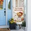 NGZ Autumn Welcome Bicycle Garden Flag 12x18 Inch Linen for Fall llz