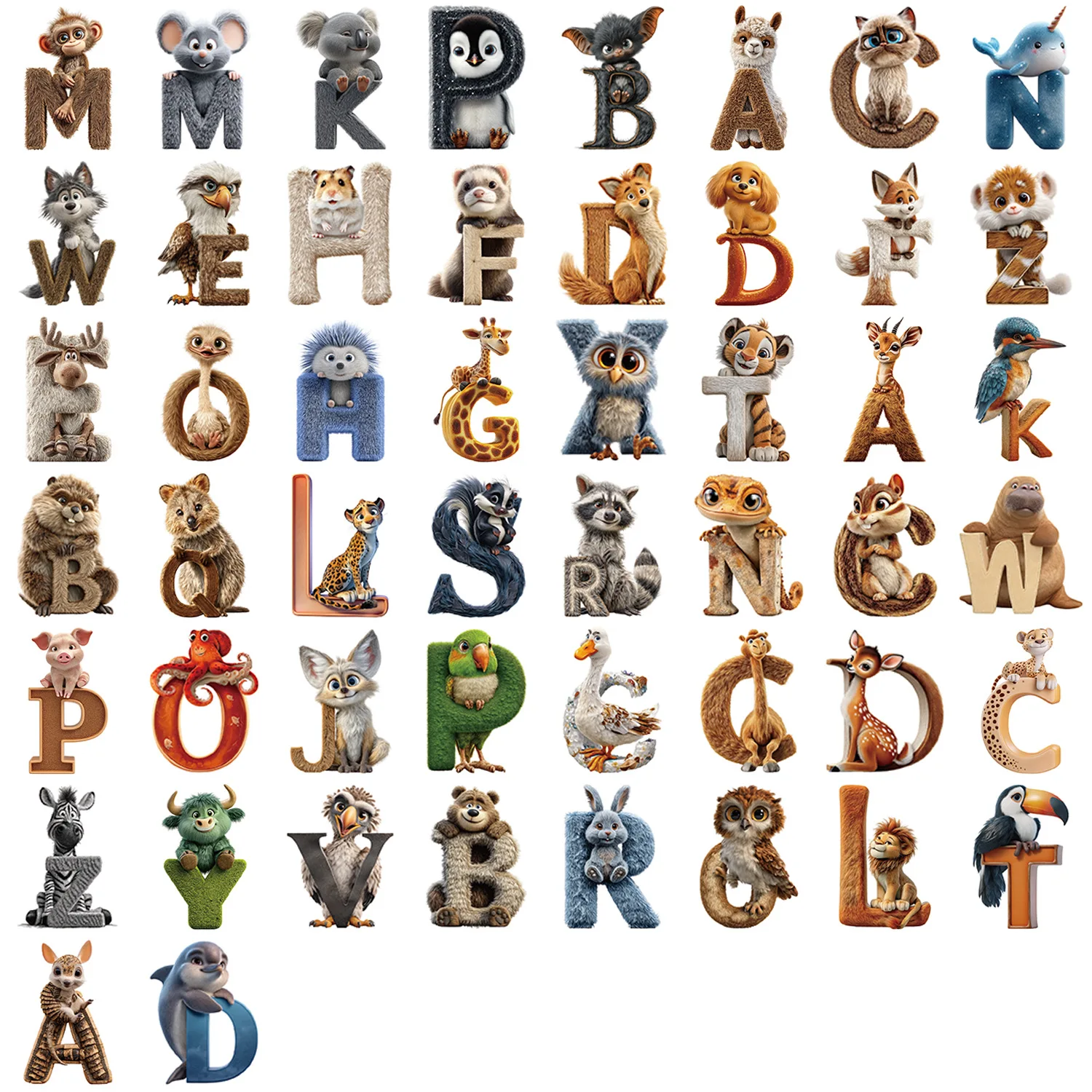 50/100 قطعة الكرتون رسالة الحيوان الكتابة على الجدران ملصقات الغيتار دفتر الأمتعة DIY بها بنفسك مقاوم للماء القرطاسية أعواد تزيين