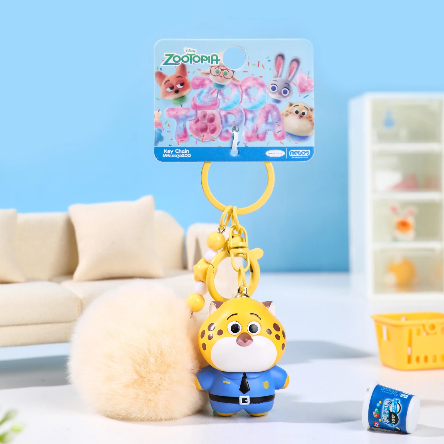 سلسلة مفاتيح ديزني زوتوبيا نيك وايلد سلسلة مفاتيح قطيفة، تصميم بوم بوم، سلسلة مفاتيح للزوجين، سحر حقيبة الظهر، هدية عيد الميلاد/الكريسماس