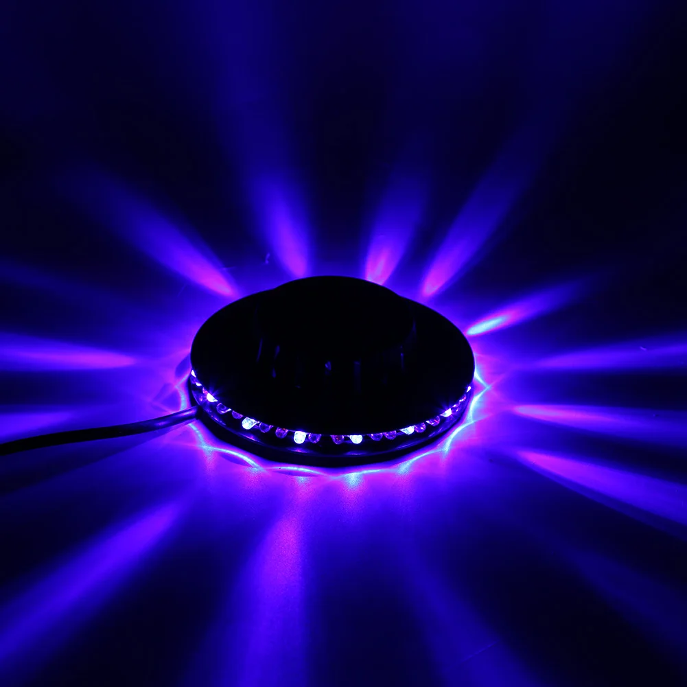 LED USB RGB Stage Light Mini Colorful Rotating KTV Bar Home Party DJ Disco Effect Lamp Laser LED Disco Sound Strobe Lamp