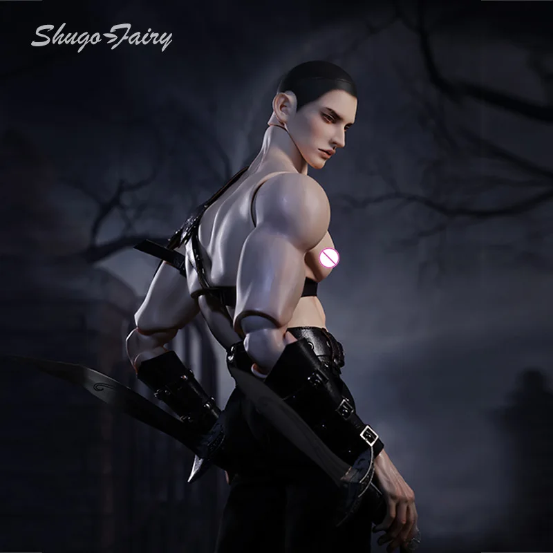 Shuga Fairy 1/3 Eagle BJD Doll Knife-Wielding killer spalla Muscle Man Ninja Costume snodato Doll