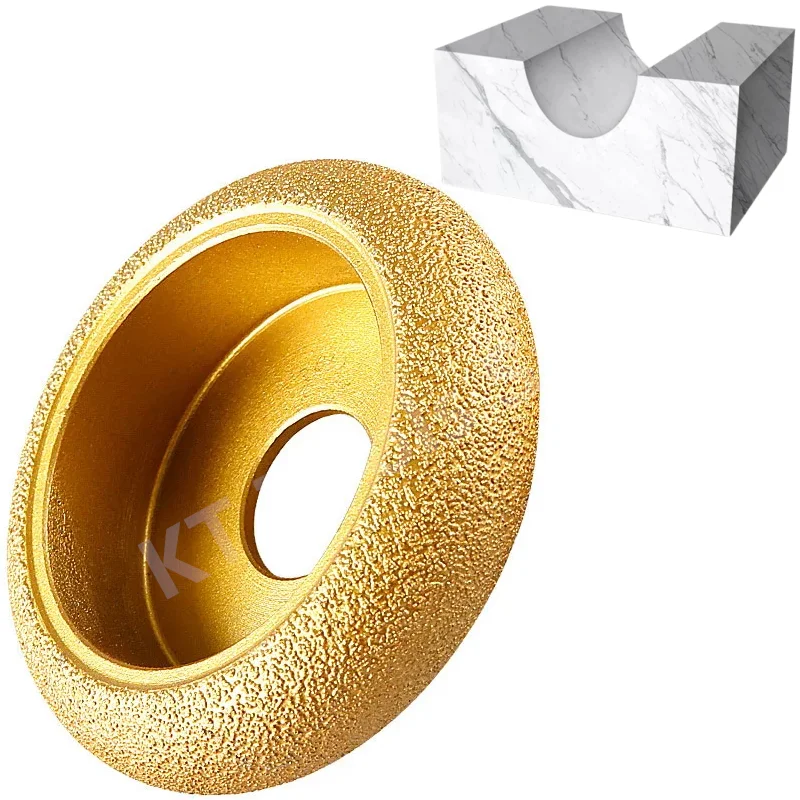 1/2 PCS Roman Column Diamond Edge Profile Grinding Wheel Granite Marble Slotted Trimming Styling Angle Grinder Grinding Head