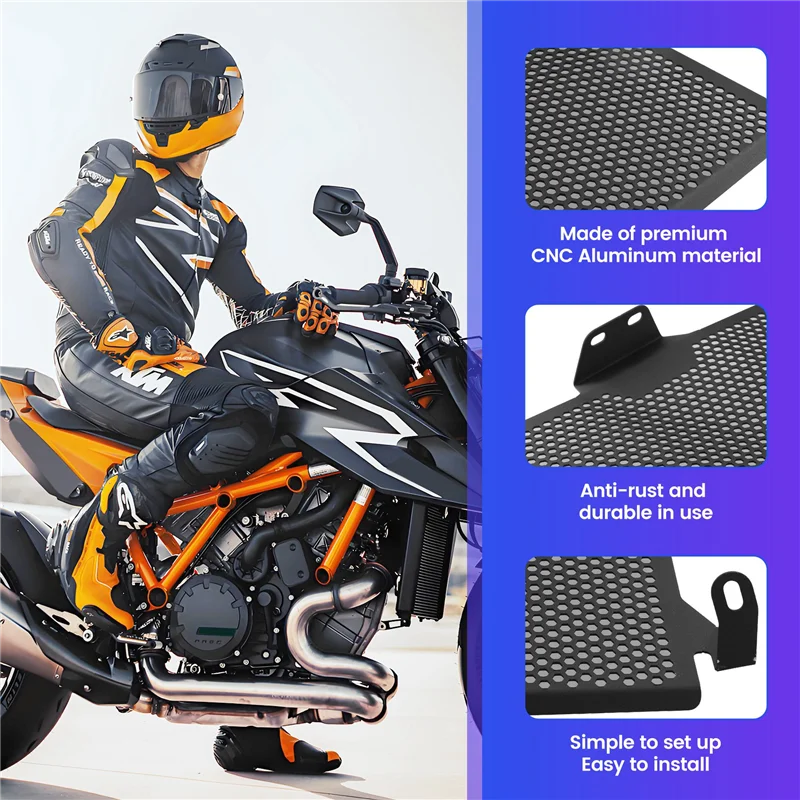 

Highly Recommended Motorcycle Radiator Guard Cover Protector For 1290 Superduke GT / R 1290 Super Duke R GT