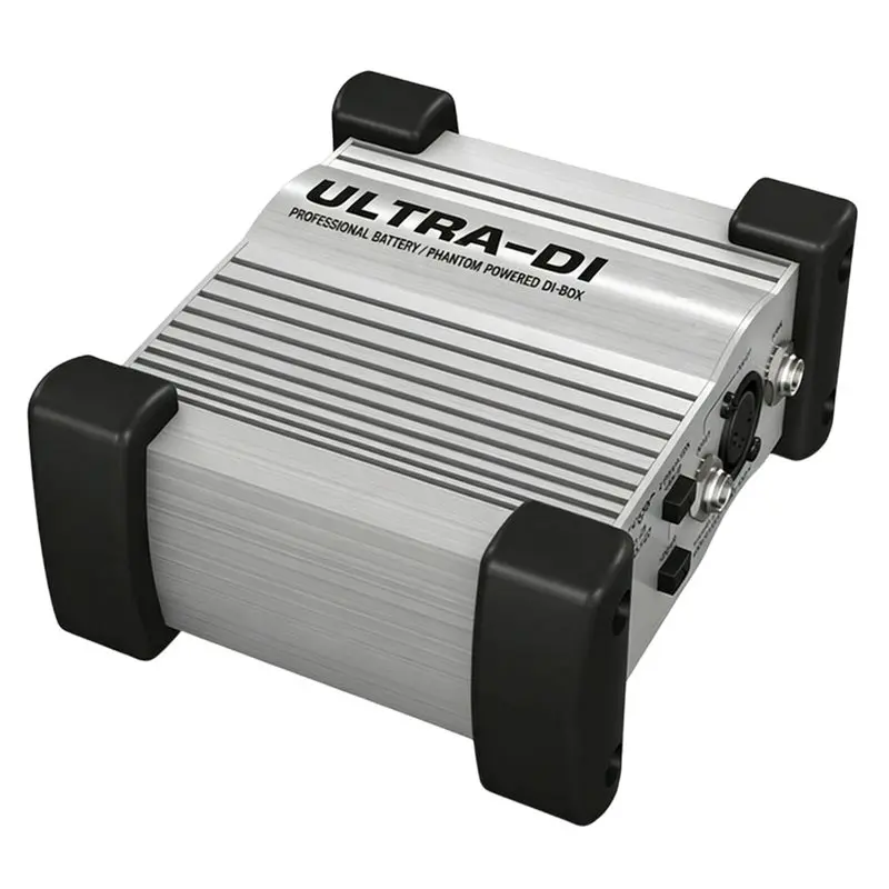 

【РЕКОМЕНДУЕМ】Ultra-DI DI100 Профессиональный DI-бокс с питанием от батареи/фантомного питания, сбалансированный выход, в корпусе