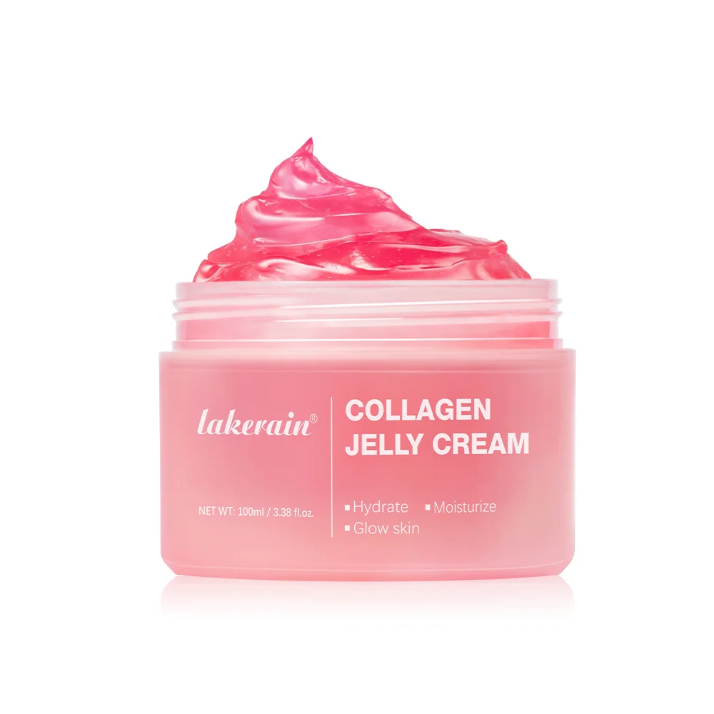 Moisturizing Collagen Jelly Cream Niacinamide Hydrolyzed Collagen Tightening Soothing Anti-Aging Firmness Hydration Skincare