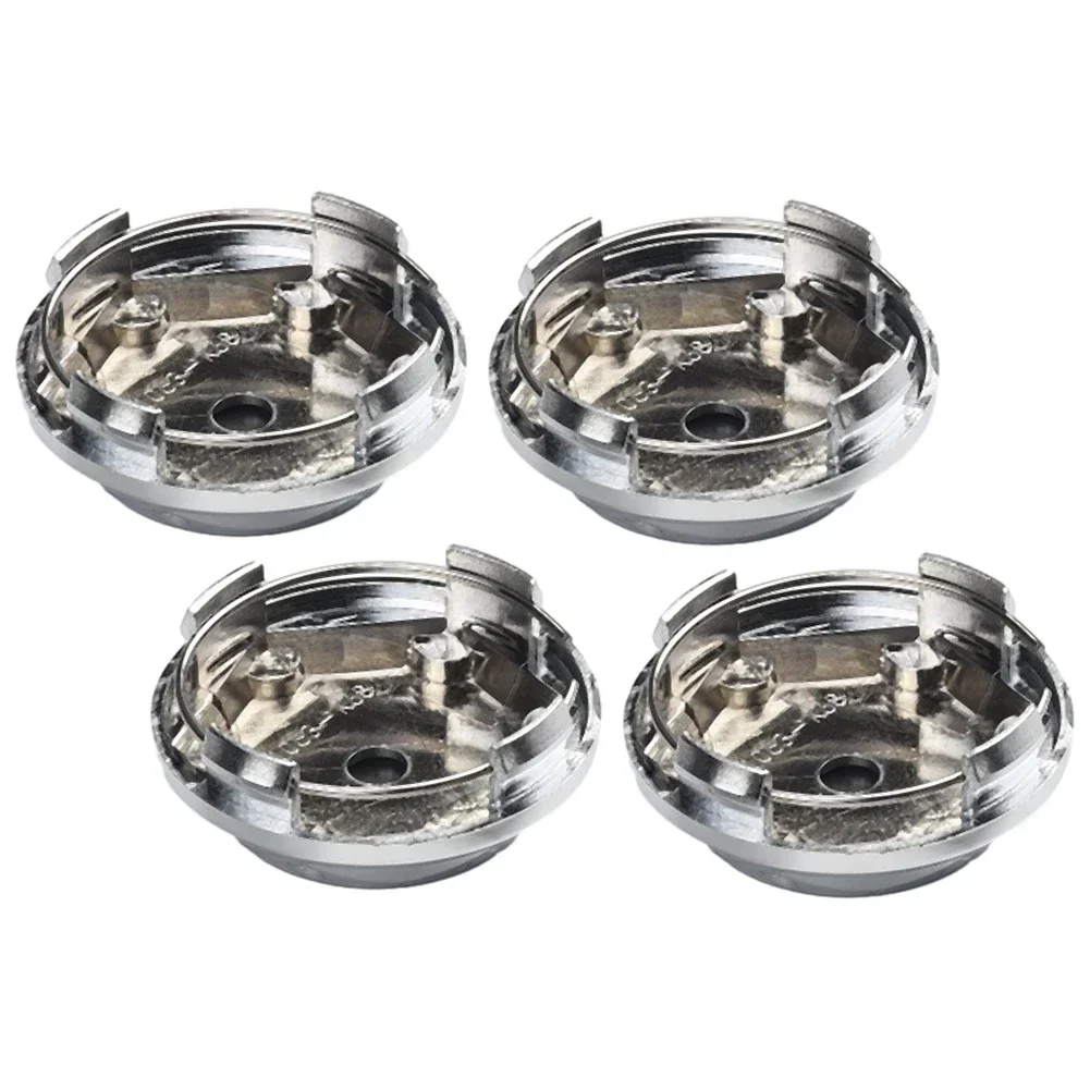 Part Center Cap Chrome Cover Dust-Proof Practical Silver Wheel 4 PCS 68MM ABS ABS Plastic Accessories Brand New