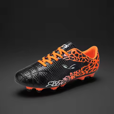 Men Soccer Shoes Teenager Adult Ankle Football Boots Kids Long Spikes Cleats Grass Training Sport Footwear Futsal Outdoor Shoes