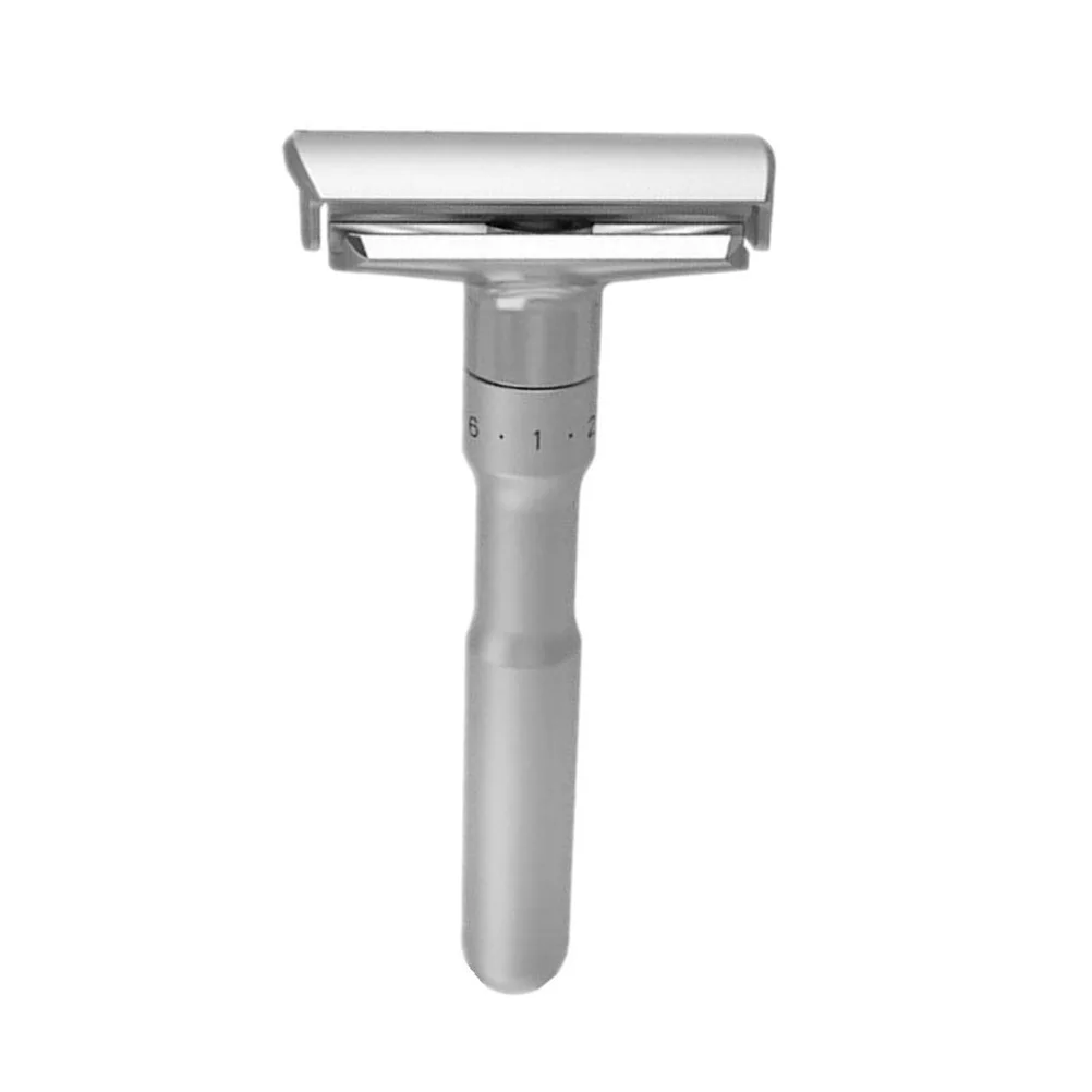 

Professional Double-Sided Razor Adjustable Beard Shaving Machine Portable Manual Men's Face Trimmer 5 Razor Blades