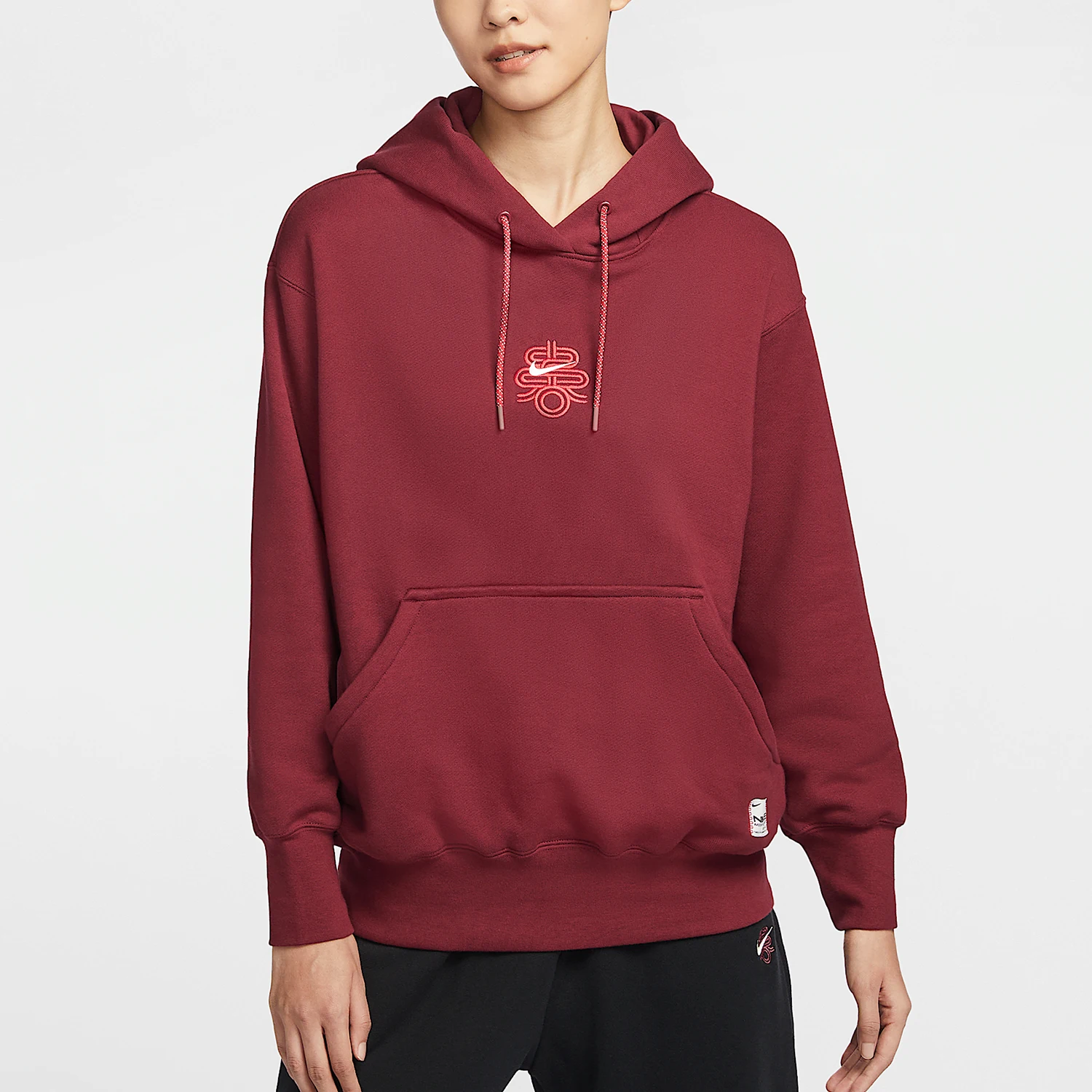 

Оригинальная спортивная женская модная свободная толстовка с капюшоном Nike HV8461-677