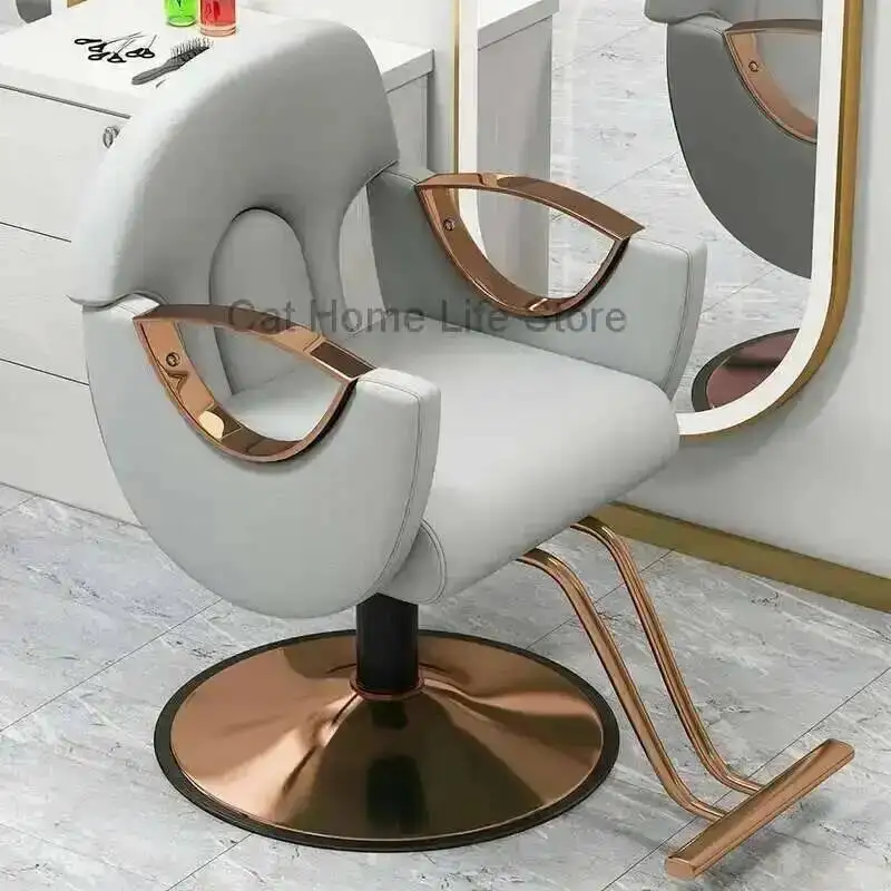 

Ergonomic Chair Vintage Chairs Professional Barber Armchairs Purpose Salon Hydraulic Beauty Cosmetic Spa Adjustable Shampoo Brow