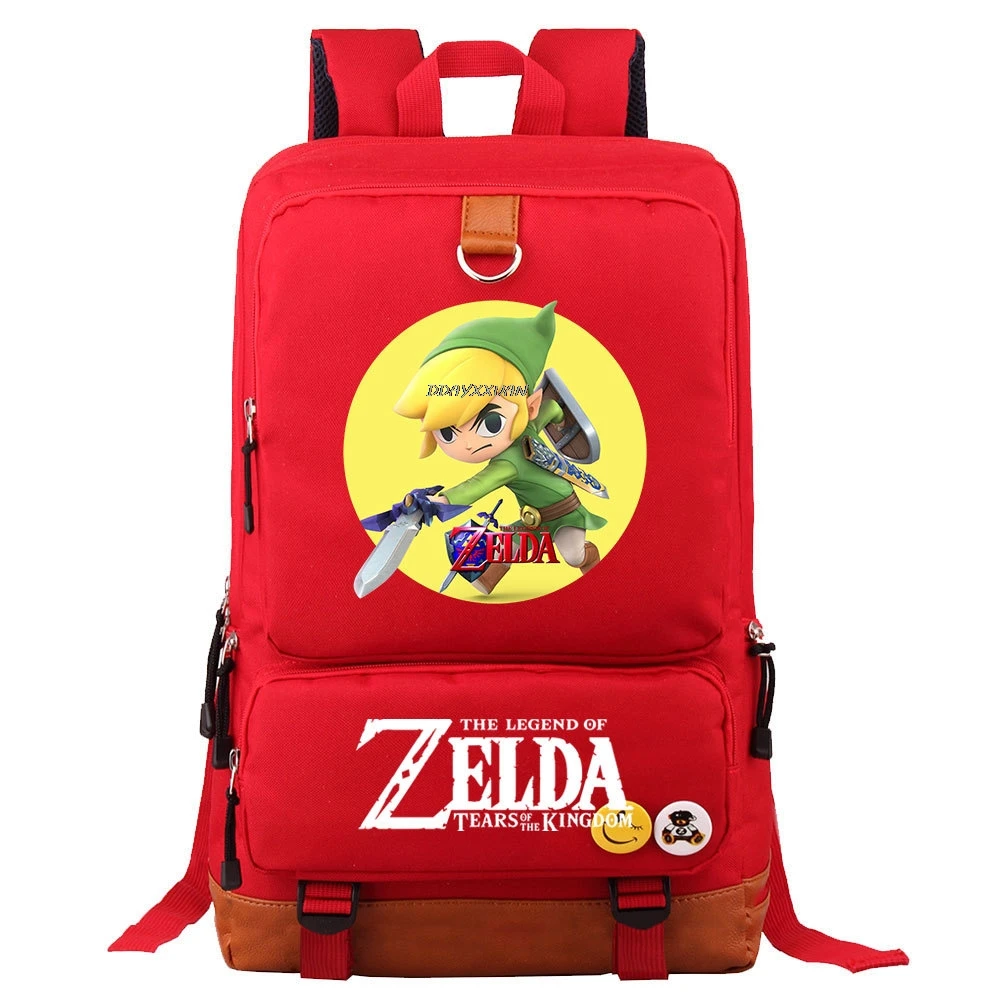 Zelda Shoulder Bag Men and Women Travel Computer Bag Primary and Secondary School Students Bag Large Capacity