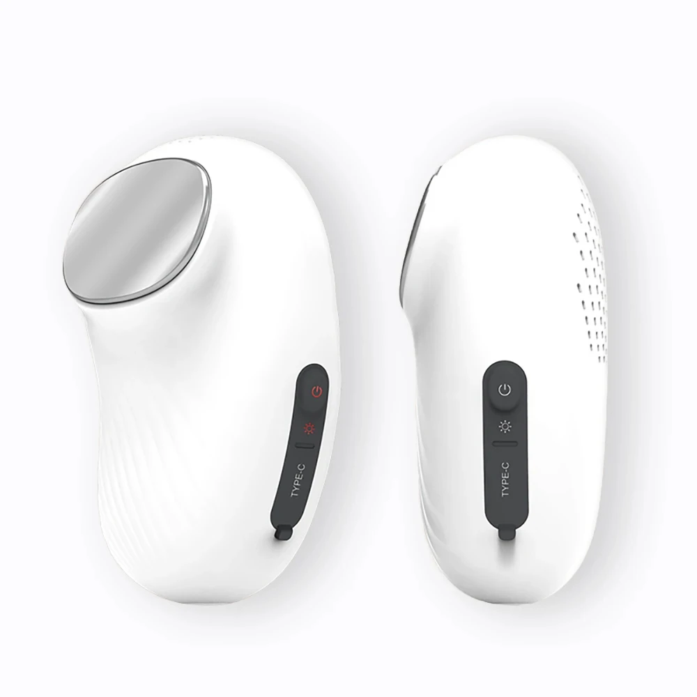 Portable Hot Cold Facial Beauty Device Skin Care Essence Absorption Ice Compress Calm Skin Shrink Pores 800mAh USB Rechargeable