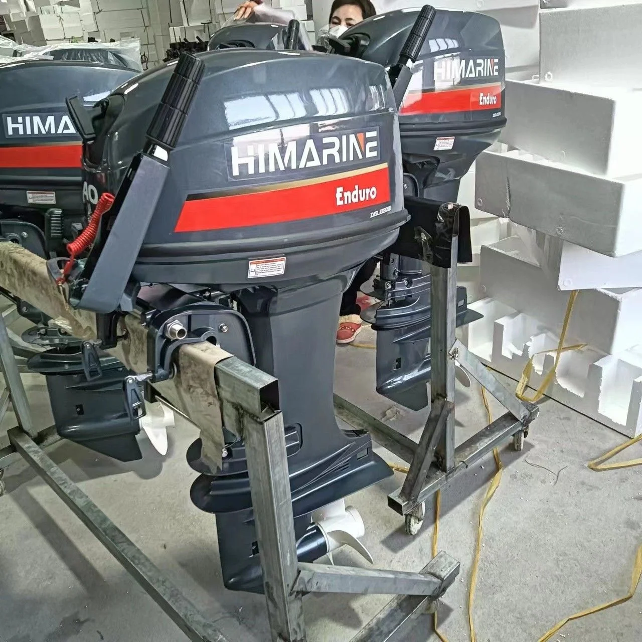 Himarine Merk 2-takt 40HP E40X buitenboordmotoren E40XMHS E40XMHL bootmotor voor opblaasbare boot